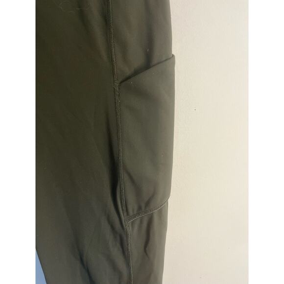 Lululemon Women's Speed Up Tight Leggings Dark Olive Side Pockets 28in sz. 6 - Picture 4 of 6